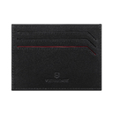 Визитница VICTORINOX Altius Alox с защитой от сканирования RFID, чёрная, натуральная кожа, 8x1x10 см для нанесения логотипа