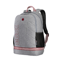 Рюкзак WENGER Collegiate Quadma 16”, серый, 100% полиэстер, 33х17х43 см, 22 л для нанесения логотипа