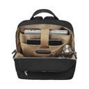 Рюкзак VICTORINOX Victoria Signature Compact Backpack, черный, нейлон/кожа, 30x16x38 см для нанесения логотипа