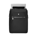 Рюкзак VICTORINOX Victoria Signature Compact Backpack, черный, нейлон/кожа, 30x16x38 см для нанесения логотипа