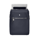 Рюкзак VICTORINOX Victoria Signature Compact Backpack, синий, нейлон/кожа, 30x16x38 см для нанесения логотипа