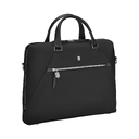 Портфель VICTORINOX Victoria Signature Briefcase, черный, нейлон/кожа, 42x13x30 см, 13 л для нанесения логотипа