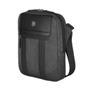 Сумка через плечо VICTORINOX Architecture Urban2 Crossbody Bag,серый, полиэстер/кожа, 9x22x28 см, 6 л для нанесения логотипа