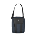 Сумка через плечо VICTORINOX Architecture Urban2 Crossbody Bag,синий, полиэстер/кожа, 9x22x28 см, 6 л для нанесения логотипа