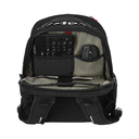 Рюкзак WENGER Cosmic 17", чёрный, переработанный ПЭТ/ПВХ/полиэстер, 34 x 23 x 49 см, 30 л для нанесения логотипа