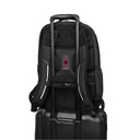Рюкзак WENGER Cosmic 17", чёрный, переработанный ПЭТ/ПВХ/полиэстер, 34 x 23 x 49 см, 30 л для нанесения логотипа