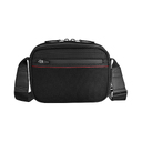 Сумка через плечо компактная VICTORINOX Architecture Urban2 Compact Crossbody Bag, черный, полиэстер/кожа, 22x6x16 см, 2 л для нанесения логотипа