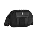 Сумка через плечо компактная VICTORINOX Architecture Urban2 Compact Crossbody Bag, черный, полиэстер/кожа, 22x6x16 см, 2 л для нанесения логотипа