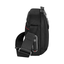 Сумка через плечо компактная VICTORINOX Architecture Urban2 Compact Crossbody Bag, черный, полиэстер/кожа, 22x6x16 см, 2 л для нанесения логотипа