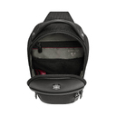 Рюкзак на одно плечо VICTORINOX Architecture Urban2 Sling Bag, черный, полиэстер/кожа, 17x8x28 см, 4 л для нанесения логотипа