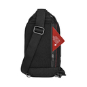 Рюкзак на одно плечо VICTORINOX Architecture Urban2 Sling Bag, черный, полиэстер/кожа, 17x8x28 см, 4 л для нанесения логотипа