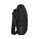 Сумка через плечо VICTORINOX Architecture Urban2 Crossbody Bag, черный, полиэстер/кожа, 22x9x28 см, 6 л для нанесения логотипа