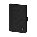 Обложка для паспорта VICTORINOX Travel Essentials, с защитой от сканирования RFID, чёрная, полиэстер, 11x1x15 см для нанесения логотипа
