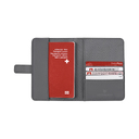 Обложка для паспорта VICTORINOX Travel Essentials, с защитой от сканирования RFID, серая, полиэстер, 11x1x15 см для нанесения логотипа