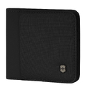 Бумажник VICTORINOX Travel Essentials Bi-Fold Wallet, с защитой от сканирования RFID, чёрный, полиэстер, 11x2x10 см для нанесения логотипа