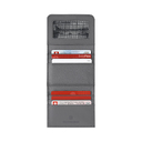 Бумажник VICTORINOX Travel Essentials Tri-Fold Wallet, серый, полиэстер, 9x2x10 см для нанесения логотипа