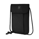 Кошелёк на шею VICTORINOX Travel Essentials Security Neck Pouch, черный, полиэстер, 14х1х22 см для нанесения логотипа