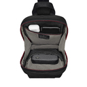 Рюкзак с одним плечевым ремнём VICTORINOX Travel Essentials, черный, полиэстер, 18x8x30 см для нанесения логотипа
