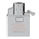 Газовый вставной блок для широкой зажигалки Zippo, одинарное турбо пламя, нержавеющая сталь для нанесения логотипа