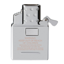 Газовый вставной блок для широкой зажигалки Zippo, двойное турбо пламя, нержавеющая сталь для нанесения логотипа