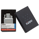 Газовый вставной блок для широкой зажигалки Zippo, двойное турбо пламя, нержавеющая сталь для нанесения логотипа
