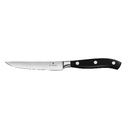 Набор из 6 кованых кухонных приборов VICTORINOX: 5 ножей и ножницы, в антрацитовой подставке из бука для нанесения логотипа