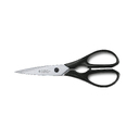 Набор из 6 кованых кухонных приборов VICTORINOX: 5 ножей и ножницы, в антрацитовой подставке из бука для нанесения логотипа