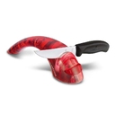 Точилка VICTORINOX для кухонных ножей, с 2 керамическими дисками, 205x55x65 мм, красная для нанесения логотипа