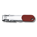 Книпсер VICTORINOX с отверстием для шнурка, сталь, красный, в блистере для нанесения логотипа