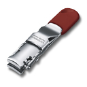 Книпсер VICTORINOX с отверстием для шнурка, сталь, красный, в блистере для нанесения логотипа