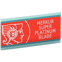 Лезвия для бритья MERKUR SUPER PLATINUM, (10 шт) в картонной коробке для нанесения логотипа