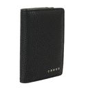 Визитница Cross Nueva Management Black, кожа наппа, фактурная, чёрный, 10,5 х 7,5 х 2 см для нанесения логотипа