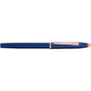 Перьевая ручка CROSS коллекция «ВЕЧНАЯ КЛАССИКА 2.0 | CENTURY CLASSIC II» Translucent Cobalt Blue Lacquer, перо F для нанесения логотипа