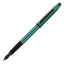 Перьевая ручка CROSS коллекция «ВЕЧНАЯ КЛАССИКА 2.0 | CENTURY CLASSIC II» Translucent Green Lacquer, перо F для нанесения логотипа