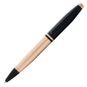 Шариковая ручка CROSS коллекция «КАЛЕ | CALAIS» Brushed Rose Gold Plate and Black Lacquer для нанесения логотипа