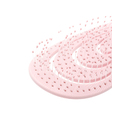 Щетка Dewal Beauty серия "Ocean wave", продувная, с нейлоновым штифтом, форма волна, розовая для нанесения логотипа