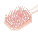 Щетка Dewal Beauty серия "Айсберг", продувная, с силиконовым штифтом, форма прямоугольная, розовая для нанесения логотипа