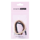 Резинки для волос Dewal Beauty, цвет бежевый/коричневый/черный (3шт.) для нанесения логотипа