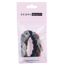 Резинки для волос Dewal Beauty, цвет черный/коричневый (2 шт.) для нанесения логотипа