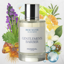 Парфюмерная вода MONDIAL «Роскошная вода» серии «Барбер для джентльменов» | Rich Water Gentlemen's Barber Eau de Parfum, 18 мл для нанесения логотипа