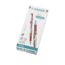 Шариковая ручка Hauser Fluidic, пластик, цвет черный для нанесения логотипа