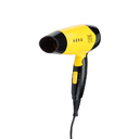 Фен DEWAL BEAUTY Aero Yellow, дорожный, жёлтый, 1400 Вт, 1 насадка для нанесения логотипа