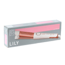 Щипцы-плойка 2-в-1 для волос DEWAL BEAUTY Lily, 23х95 мм, белые для нанесения логотипа