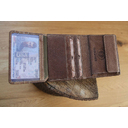 Бумажник KLONDIKE 1896 коллекция «ИСТОК | MAIN», натуральная кожа в коричневом цвете, 9 х 10,5 см для нанесения логотипа