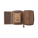 Бумажник KLONDIKE 1896 коллекция «ИСТОК | MAIN», натуральная кожа в светло-коричневом цвете, 10,5 х 12,5 х 2,5 см для нанесения логотипа