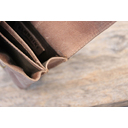 Сумка на пояс KLONDIKE 1896 коллекция «ИСТОК | MAIN», натуральная кожа в светло-коричневом цвете, 12 х 17 х 5,5 см для нанесения логотипа