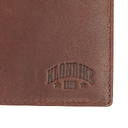 Бумажник KLONDIKE 1896 коллекция «ДОУСОН | DAWSON», натуральная кожа в коричневом цвете, 13 х 1,5 х 9,5 см для нанесения логотипа