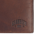 Бумажник KLONDIKE 1896 коллекция «ДОУСОН | DAWSON», натуральная кожа в коричневом цвете, 12,5 х 2,5 х 9,5 см для нанесения логотипа