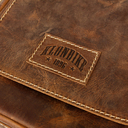 Сумка-планшет KLONDIKE 1896 коллекция «ЗЕМЛЯ ПРЕДКОВ | NATIVE», натуральная кожа в коричневом цвете, 23 х 7 х 24 см для нанесения логотипа