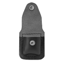 Чехол ZIPPO для широкой зажигалки, с петлёй, натуральная кожа, чёрный для нанесения логотипа